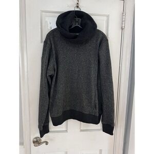 💙American‎ Stitch Mens Sweater XXL Charcoal Gray Cowl Neck Casual Preppy Top